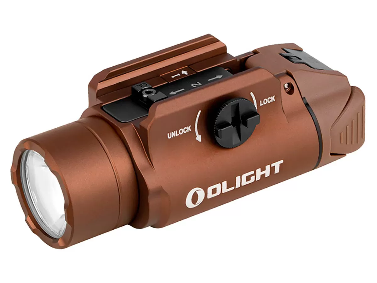 Фонарь подствольный Olight PL-3 Valkyrie, пистолетный, 1300 lm, Desert Tan