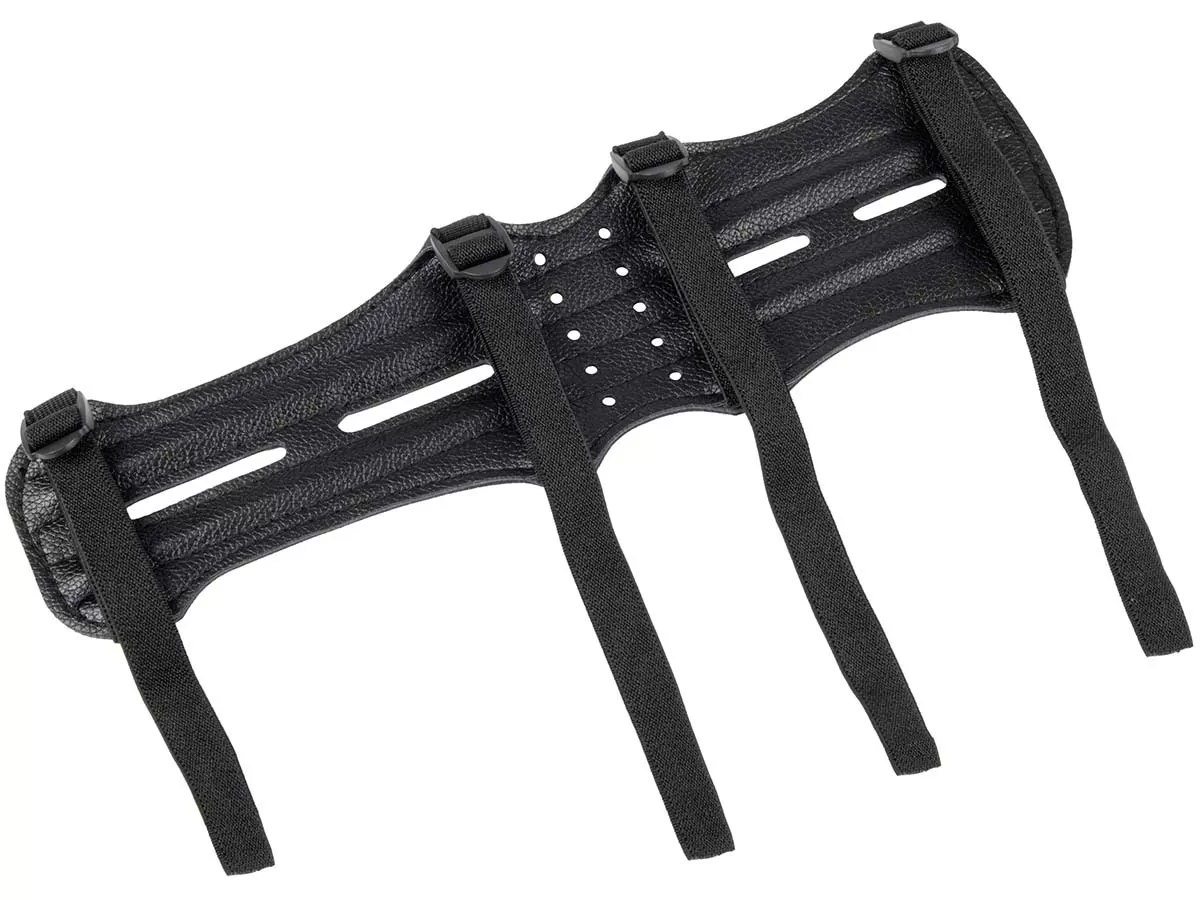 Крага Stinger, искусственная кожа, длина 30 см, ширина 9 см, цвет чёрный