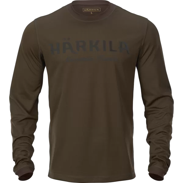 Футболка с рукавами Harkila Mountain Hunter L/S t-shirt Hunting green