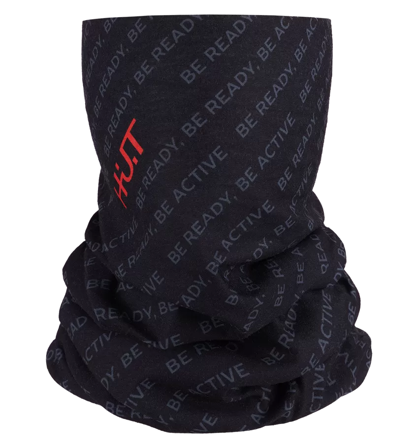 Бафф H.U.T. War-cry, флисовая подкладка, чёрный