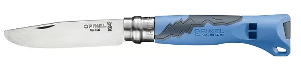 Нож складной Opinel Outdoor Junior 07, нержавеющая сталь, полимер, синий