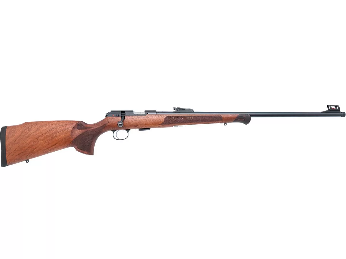 Винтовка CZ 457 Premium, калибр 22 LR, ствол 610мм, орех