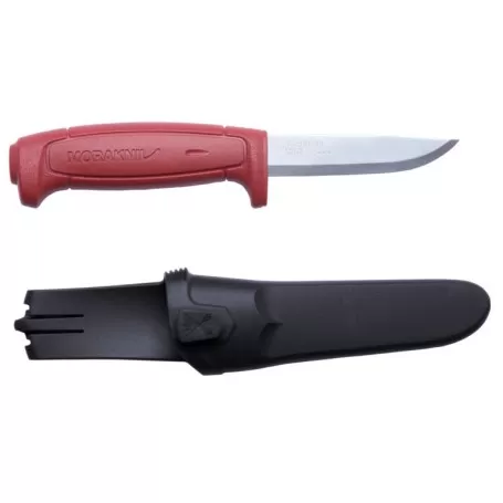 Нож Morakniv Basic 511, углеродистая сталь, красный 