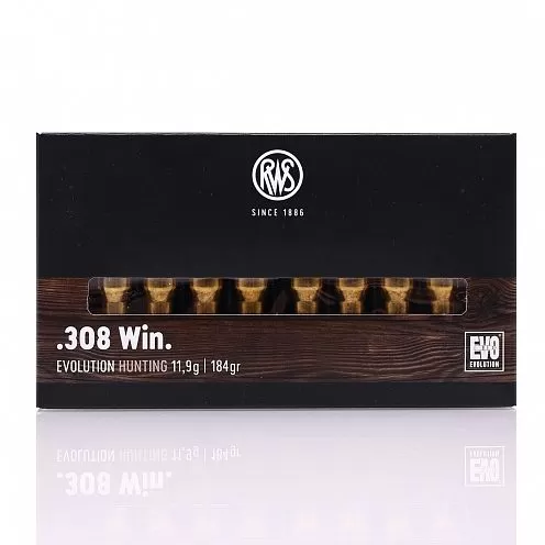 Патрон 308 Win. RWS EVO 11.9г/184gr (20 штук)