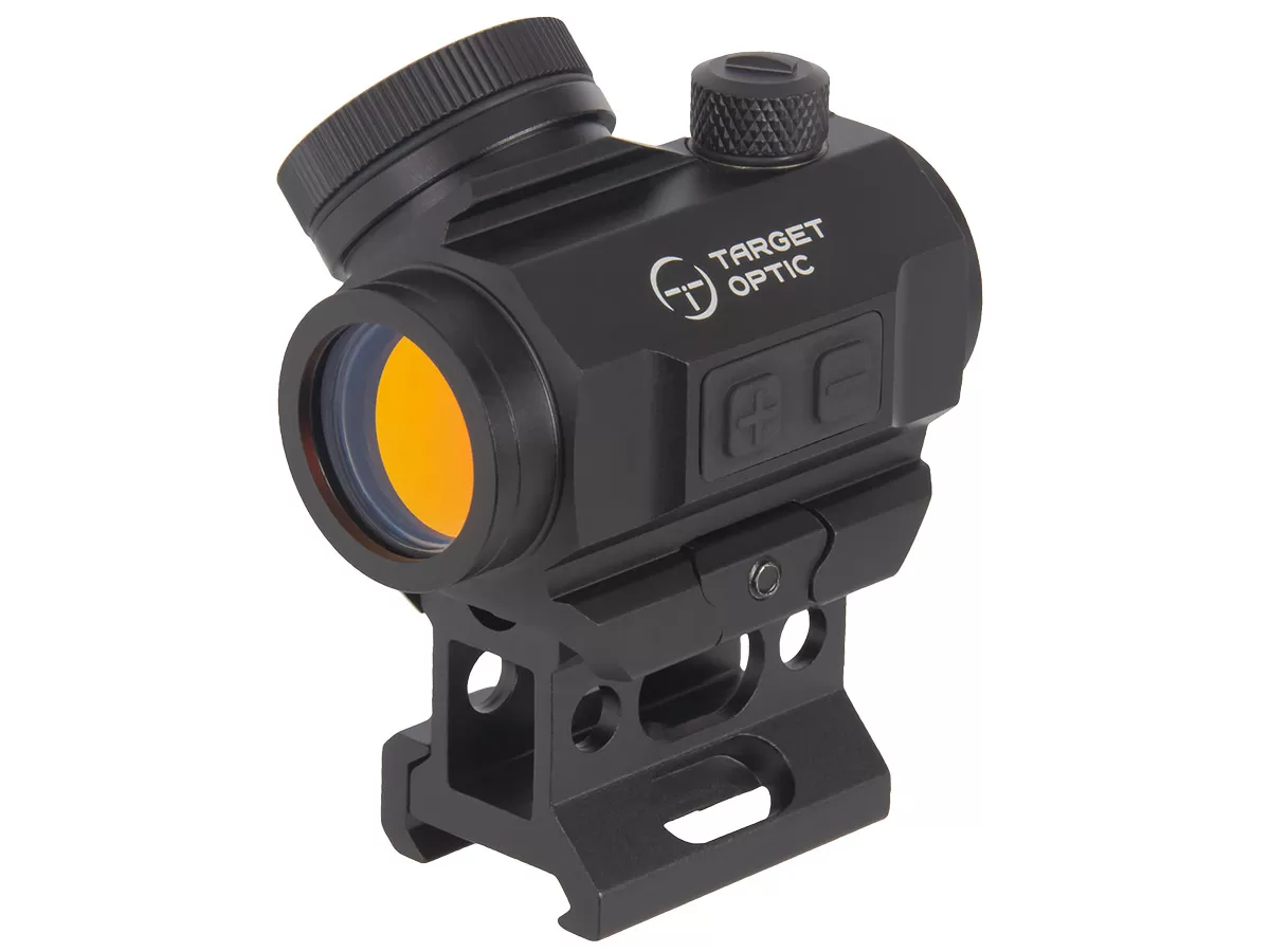Коллиматор Target Optic 1x22, Weaver, красная марка, проставка, аккумулятор