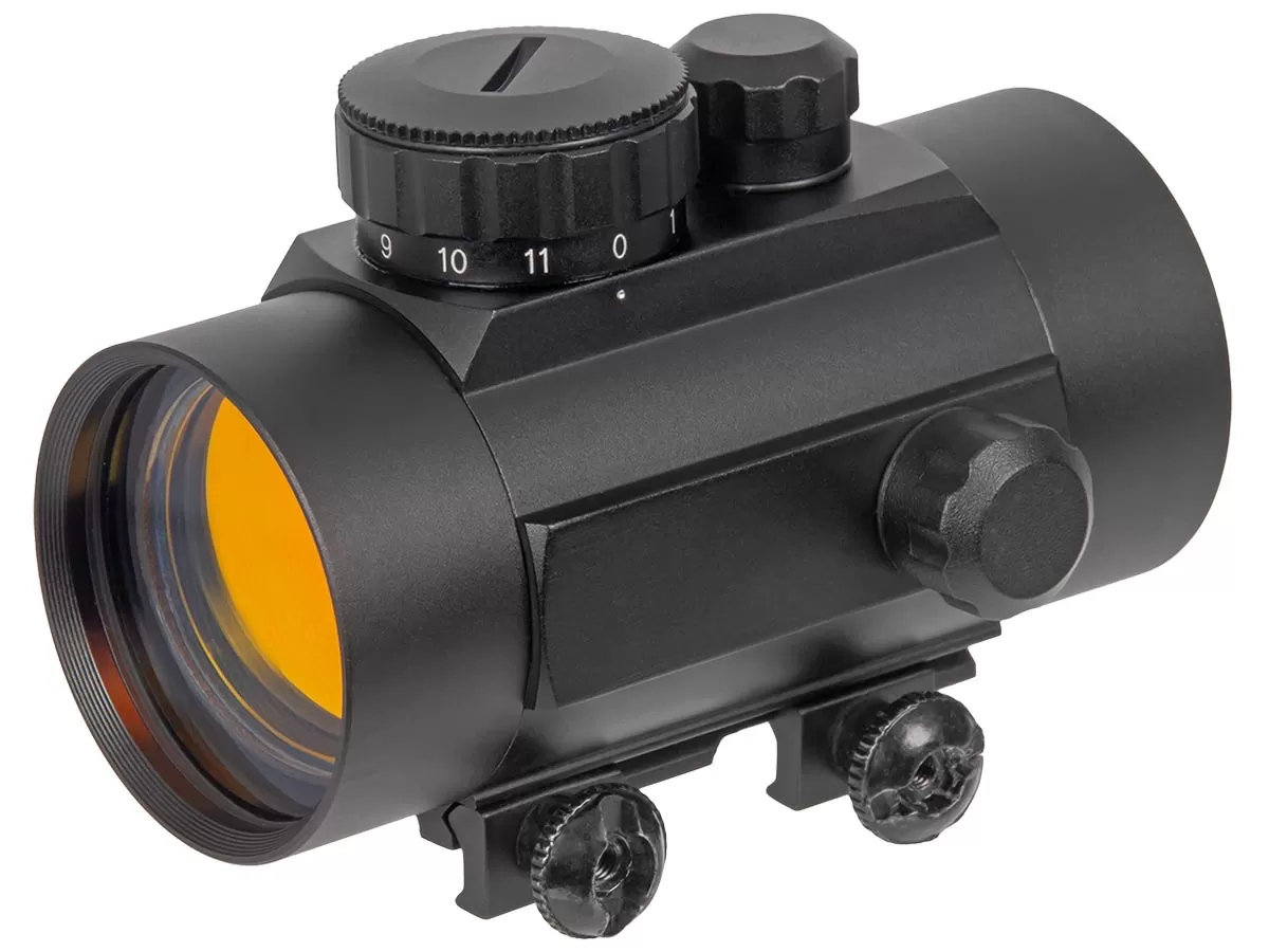 Коллиматор Target Optic 1x40, Weaver, красная марка,точка 2 MOA