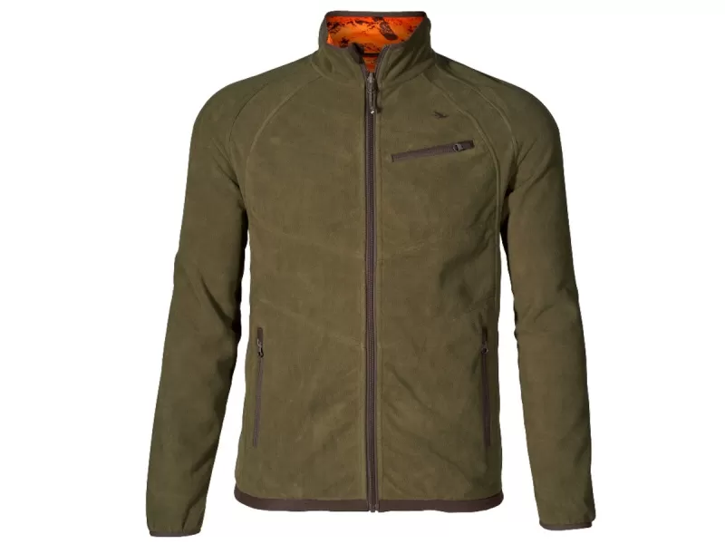 Куртка Seeland Vantage reversible fleece Pine green/InVis orange blaze