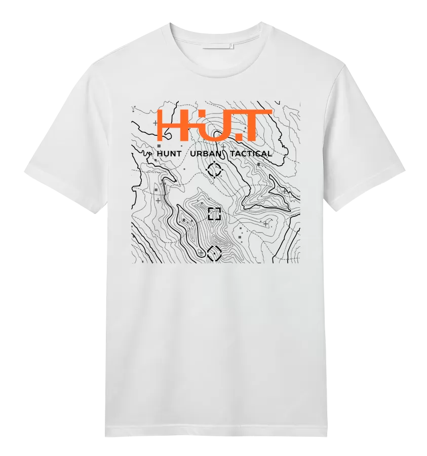 Футболка H.U.T. с принтом, белая