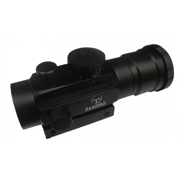 Коллиматор Target Optic 2х42 закрытого типа, на Weaver