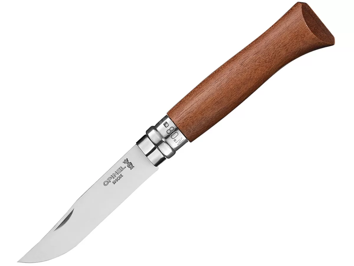 Нож складной Opinel Luxury Walnut Tree 08, нержавеющая сталь, орех