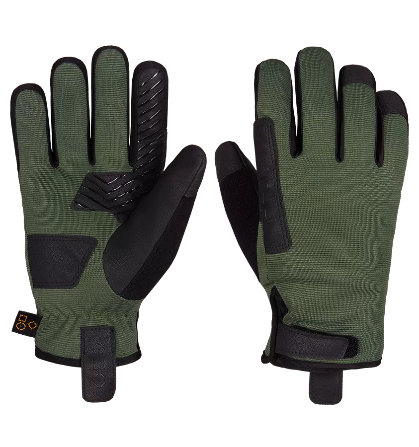 Перчатки H.U.T., мужские, утеплённые, хаки