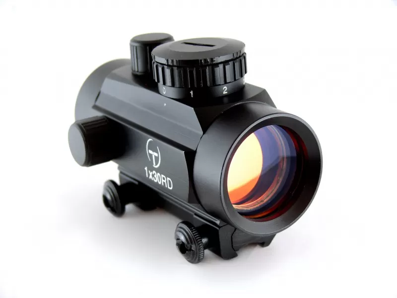 Коллиматор Target Optic 1x30 закрытого типа, на призму 11мм