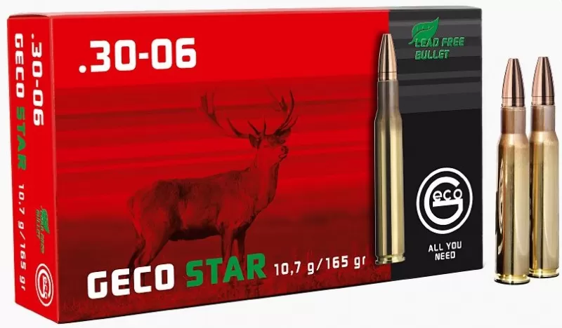 Патрон 30-06 Sprg. Geco Star 10.7г/165gr ( 20 штук)