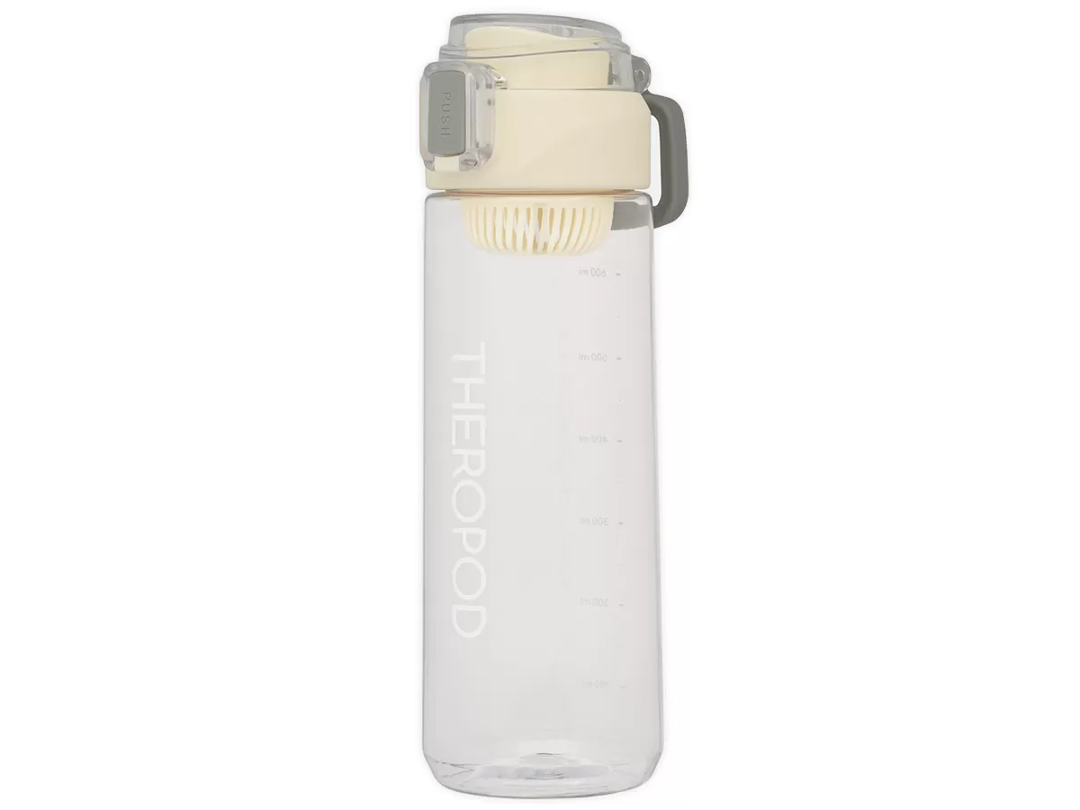Бутылка для воды THEROPOD TP-2309 0.73L,поликарбонат, цвет прозрачно-белый