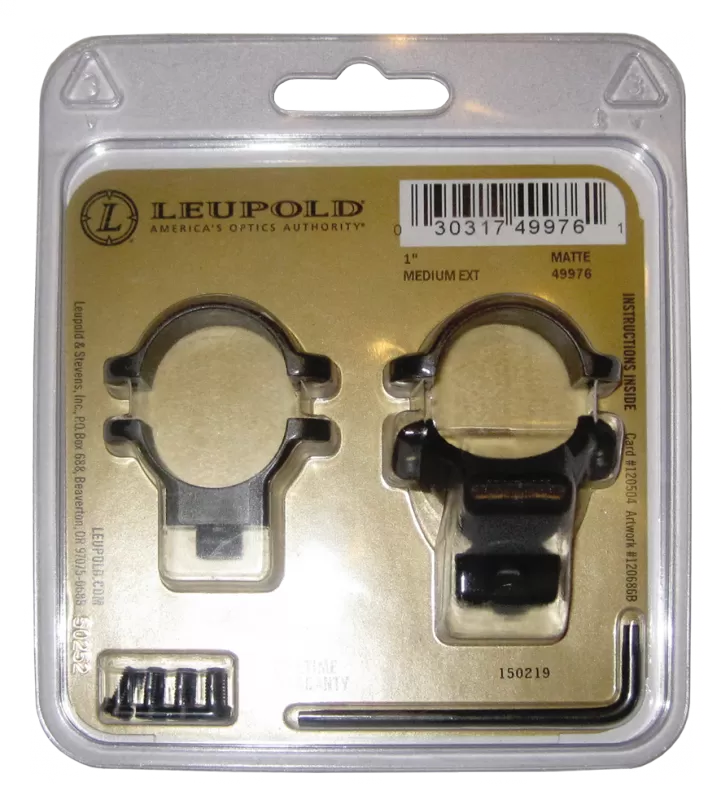 Кольца Leupold QR быстросъемные  с выносом 25,4мм средние