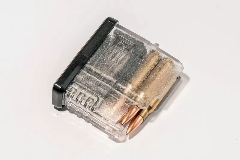 Магазин Pufgun на Сайга-308, 5 патронов, прозрачный