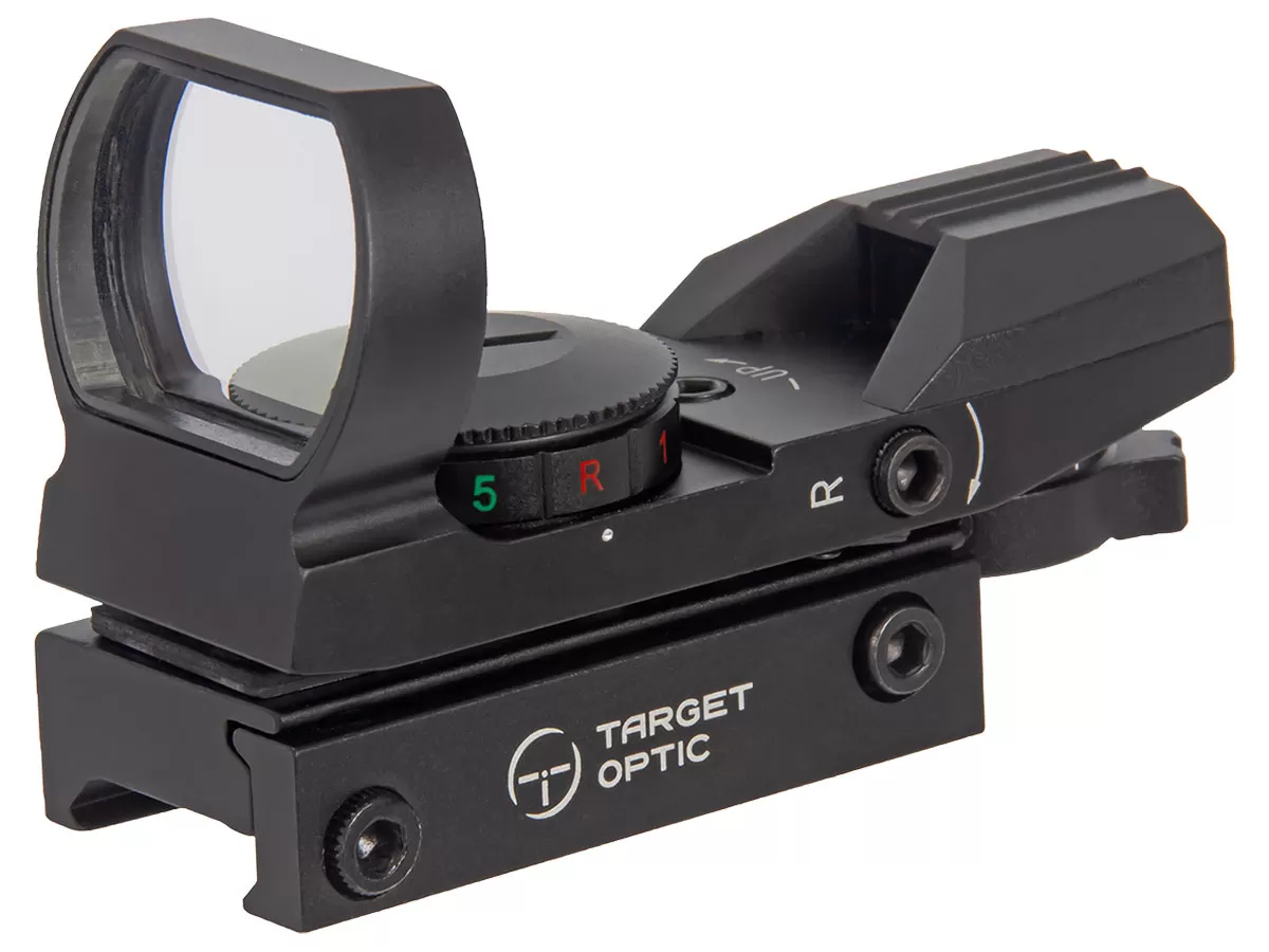 Коллиматор Target Optic 1x22x33, Weaver, зелёная/красная марка, 4 вида