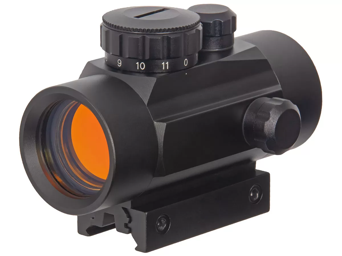 Коллиматор Target Optic 1x30, Weaver/призма 11мм, красная марка,точка 2 MOA