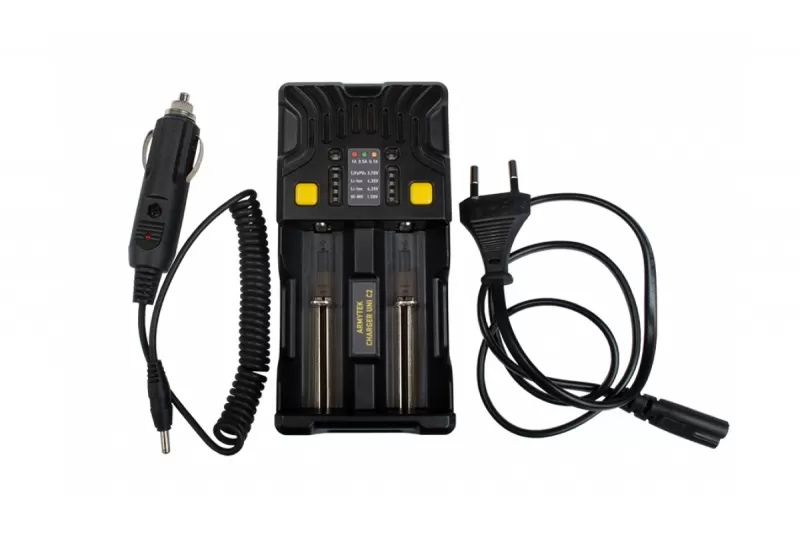 Зарядное устройство Armytek Uni C2 универсальное на 2 аккумулятора
