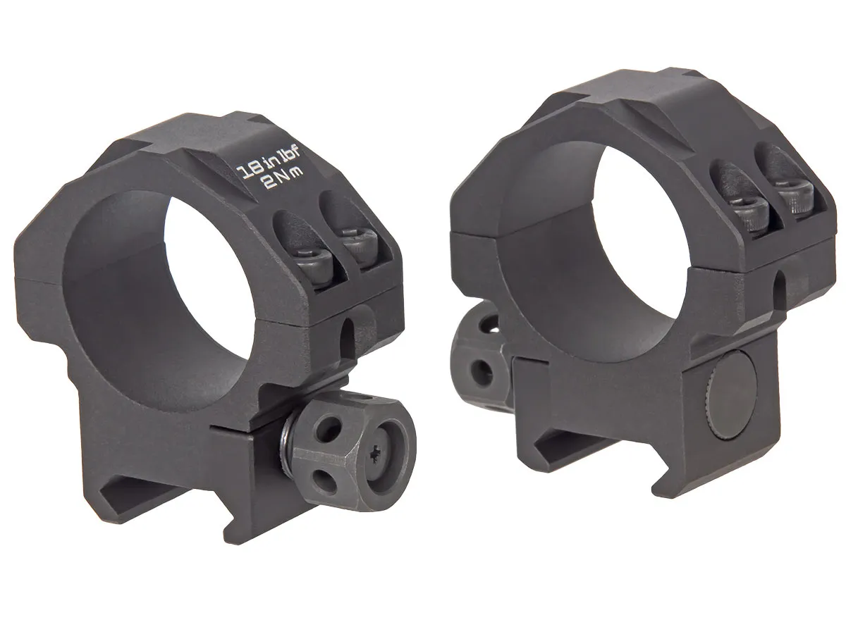 Кольца GTS Q.161 30мм на Picatinny, небыстросъёмные, низкие, H=10мм