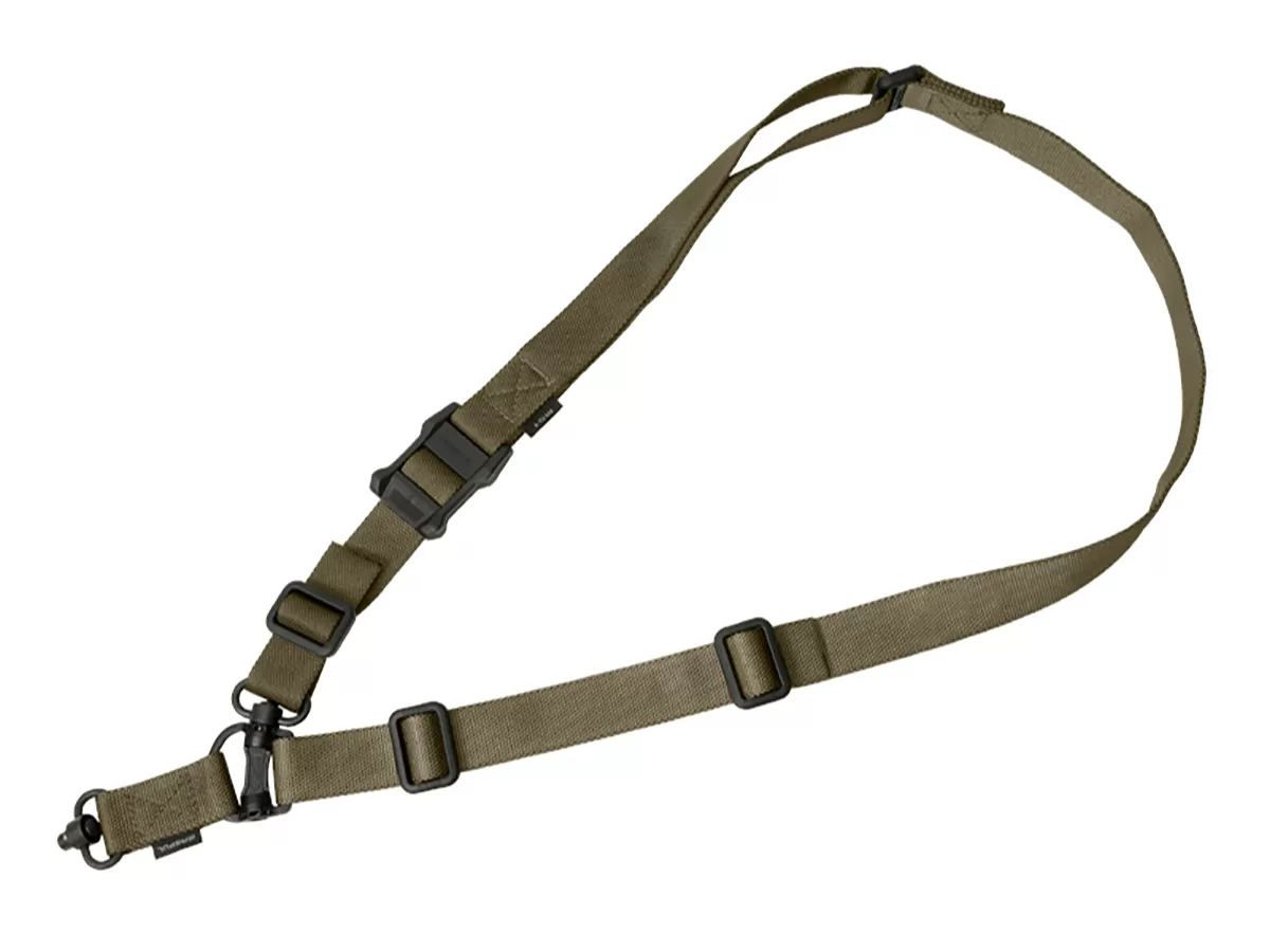 Ремень Magpul MS4 Dual QD GEN2, двух/одноточечный, QD антабки, зелёный