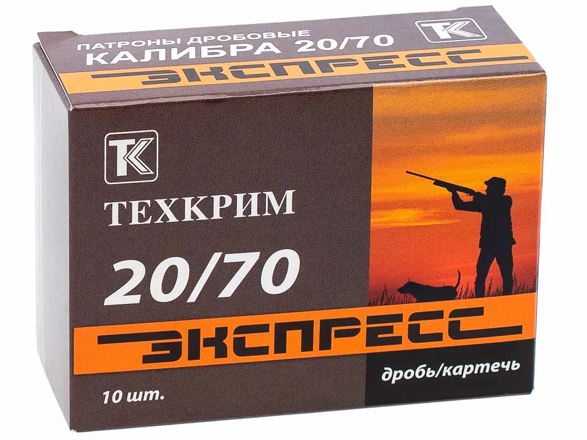Патрон 20/70 дробь 7 (24г) Техкрим Экспресс (10 штук)