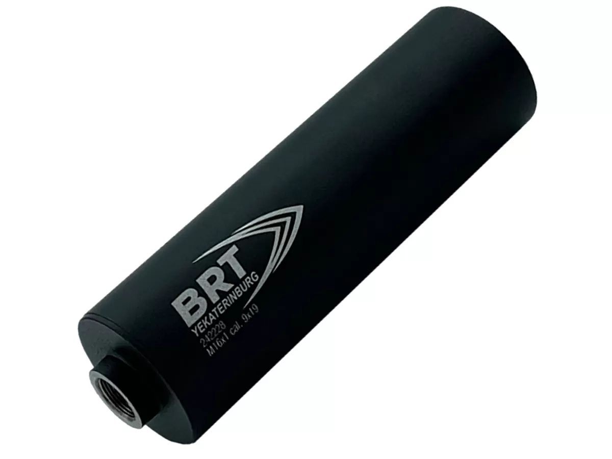 ДТКП BRT Сайга 9 (13 камер), калибр 9х19, резьба M16x1R, 160мм, сплав