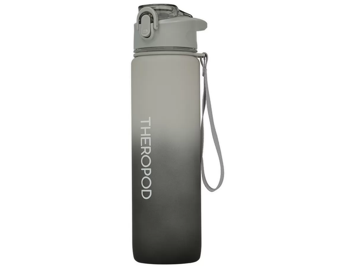 Бутылка для воды THEROPOD TP-82 1.035L, поликарбонат, цвет серый