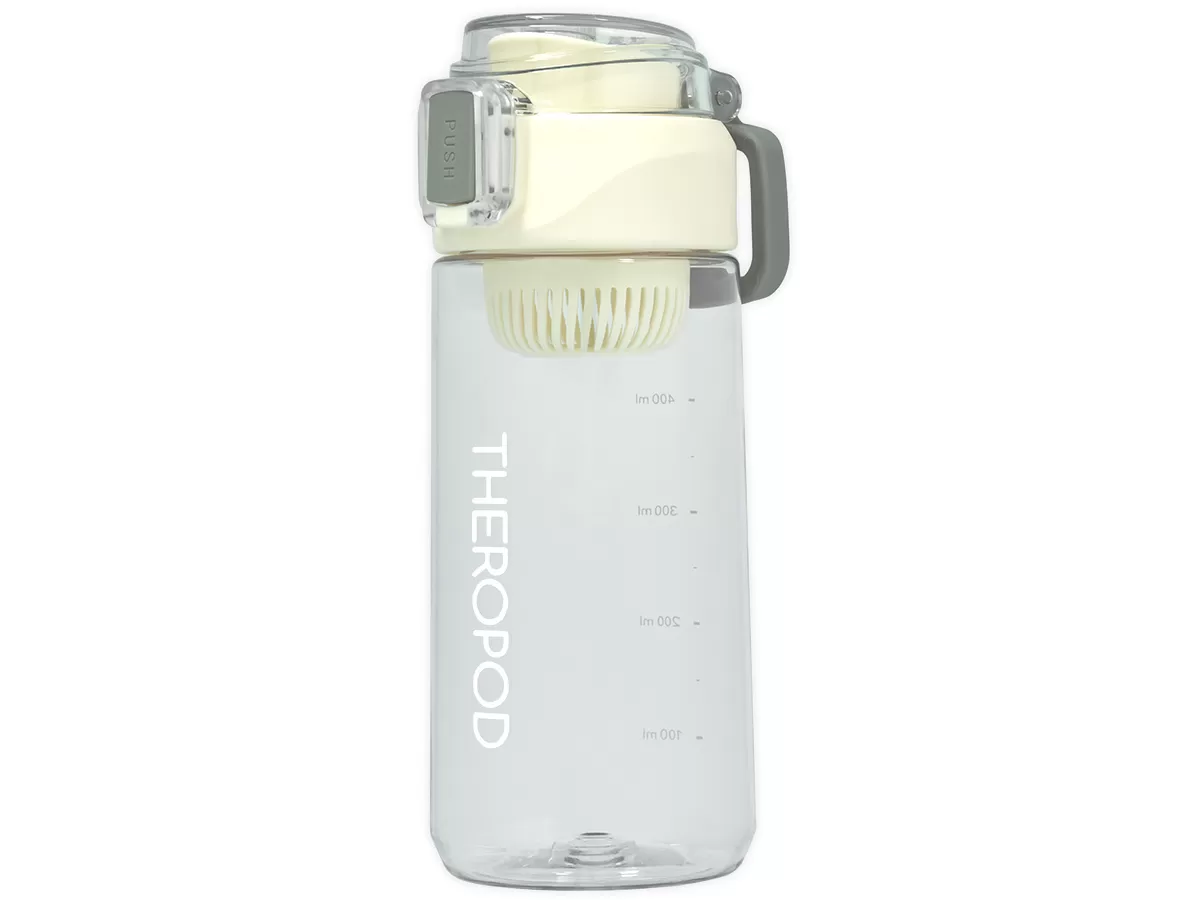 Бутылка для воды THEROPOD TP-2309 0.55L, поликарбонат, цвет прозрачно-белый
