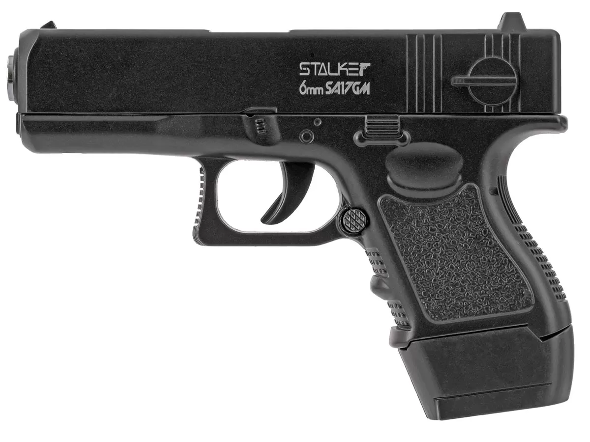 Пистолет пневматический Stalker SA17GM Spring (Glock 17), мини, к.6мм
