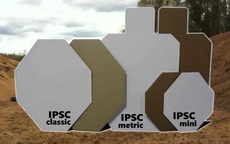 Мишень IPSC классическая (одноцветная) 
