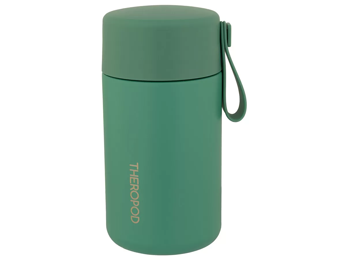 Термос для еды THEROPOD TP-21-500-EG 0.5L, нержавеющая сталь, зелёный