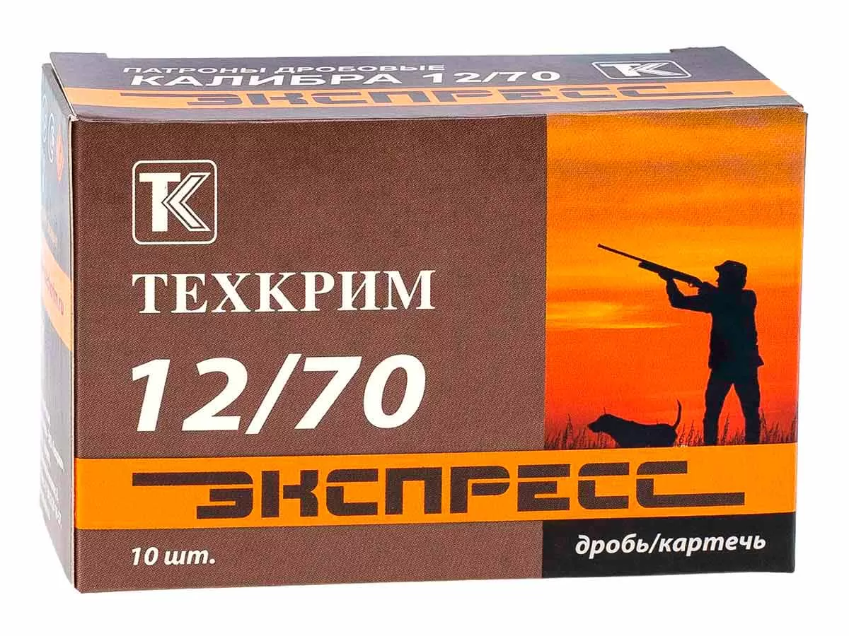 Патрон 12/70 дробь 7 (35г) Техкрим Экспресс (10 штук)