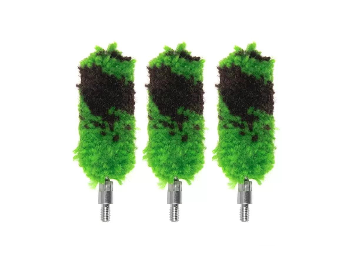 Набор ёршиков ShotTime, пуховки (шерсть),3 шт., калибр 12, резьба M5 (Папа)