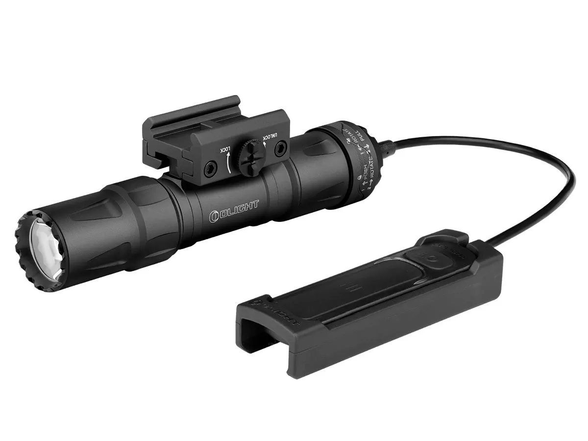 Фонарь подствольный Olight Odin S 1500 lm, Picatinny, чёрный