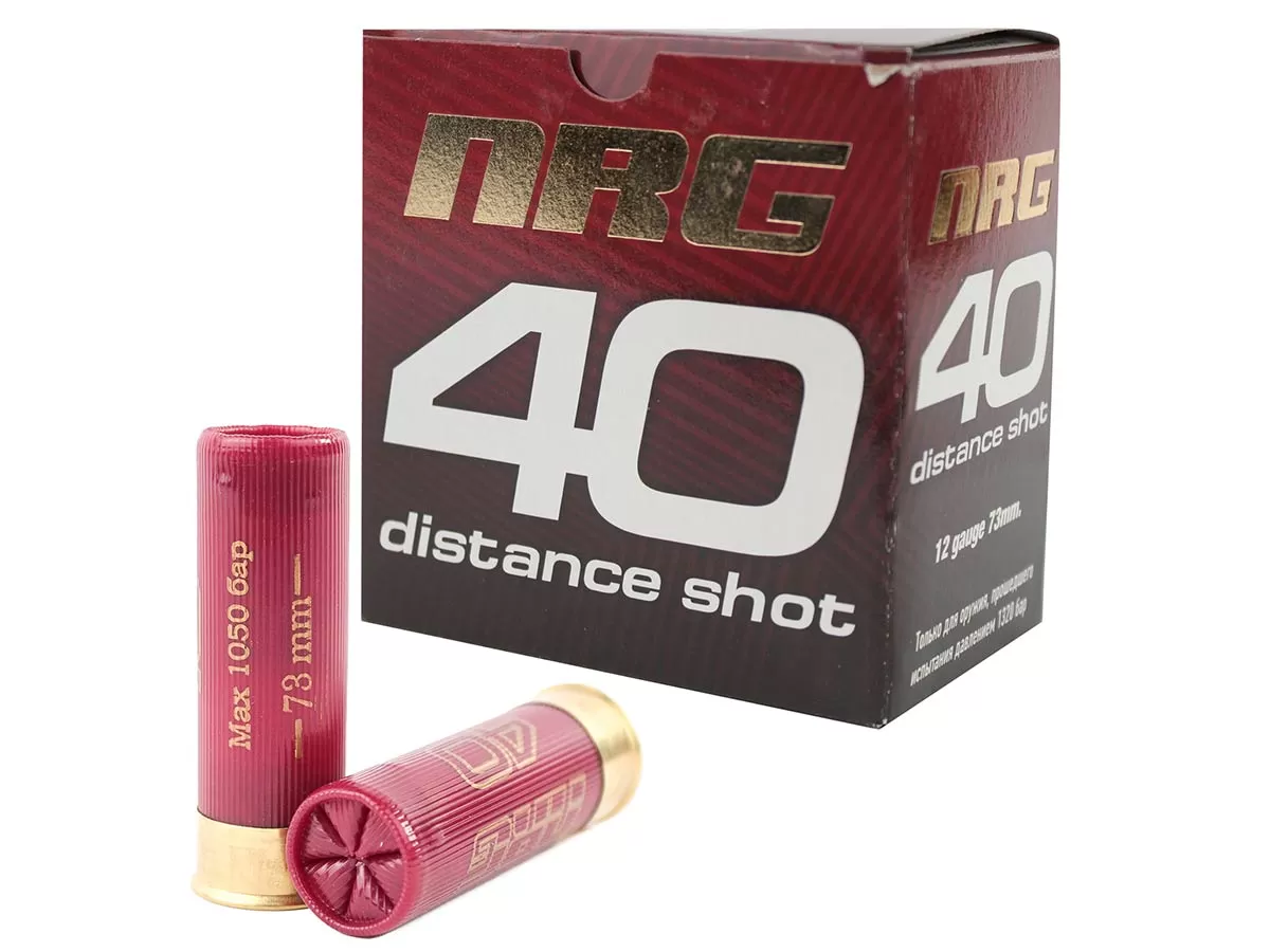 Патрон 12/73 дробь 00 (40г) Azot NRG 40 Distance shot (25 штук)
