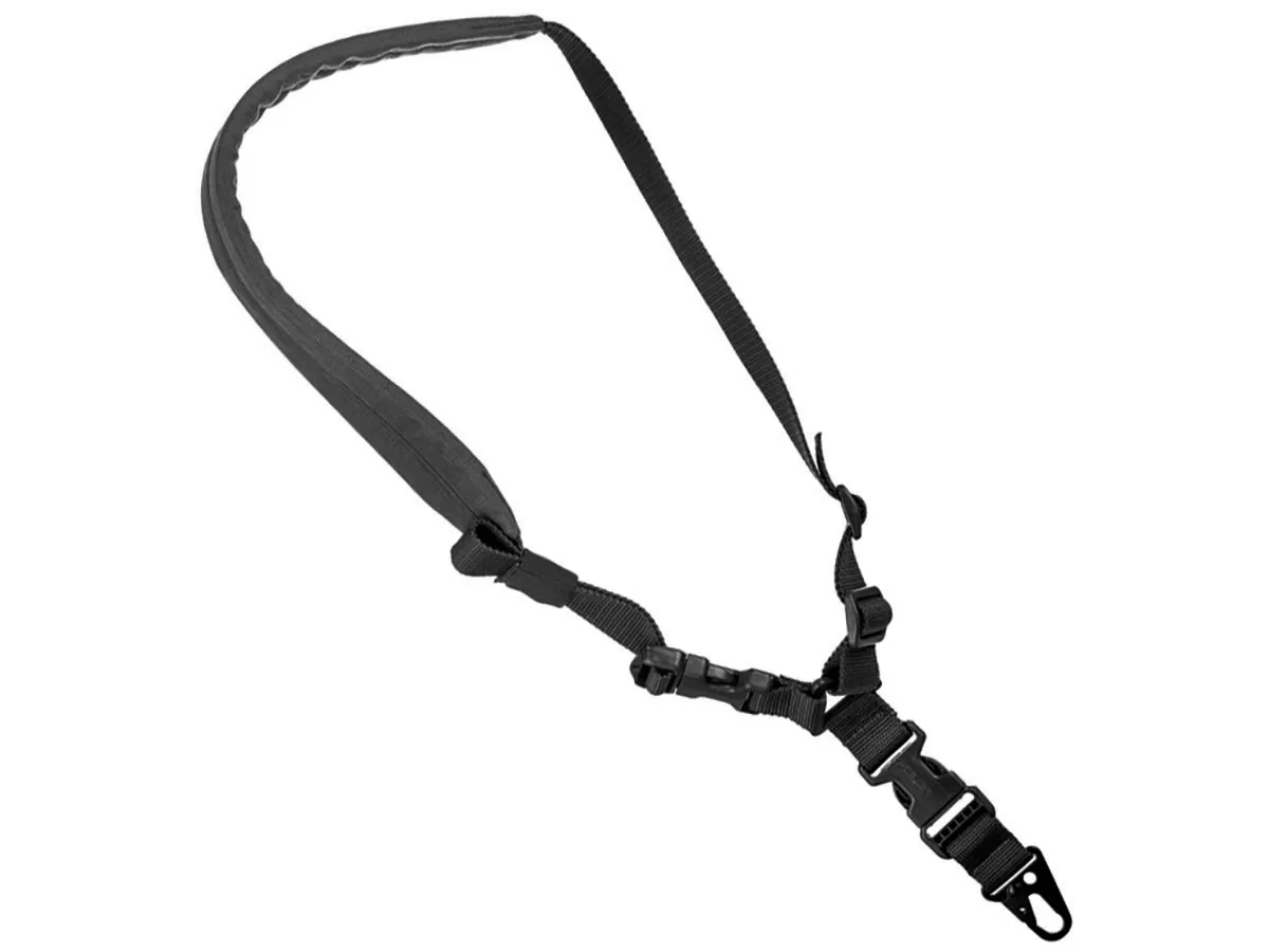 Оружейный ремень Wartech TS-105 одноточечный мягкий погон чёрный