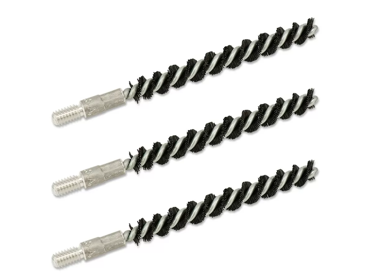 Ерши Bore Tech щетинные, калибр.22 (5,6мм), нейлон 3шт, резьба 8/32 (Папа)