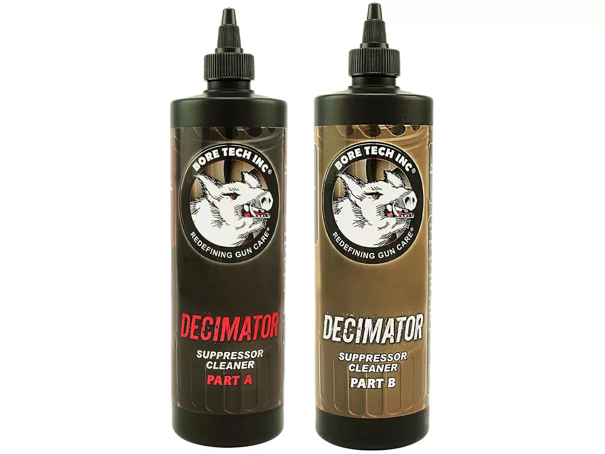 Двухкомпонентное средство для ДТК Bore Tech Decimator Suppressor Cleaner