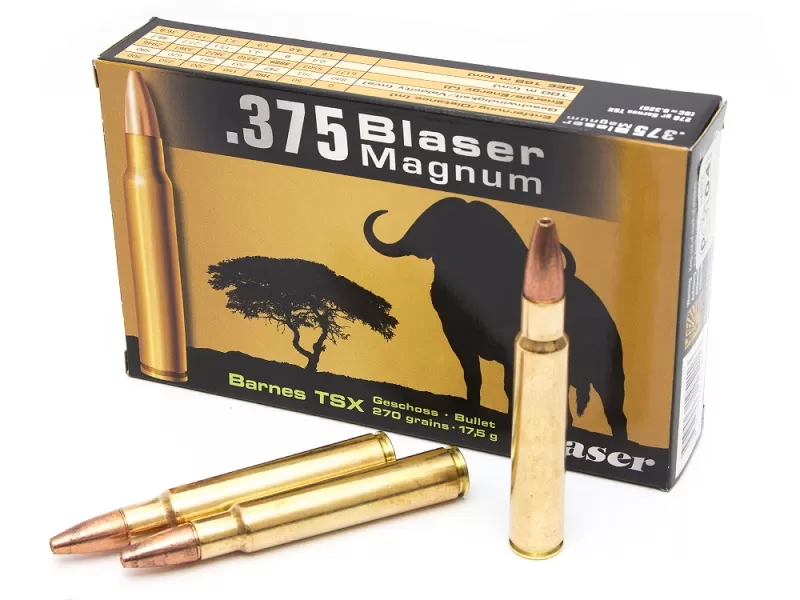 Патрон 375 Blaser Mag. Barnes Triple-Shock X 17.5г/270gr (20 шт.)