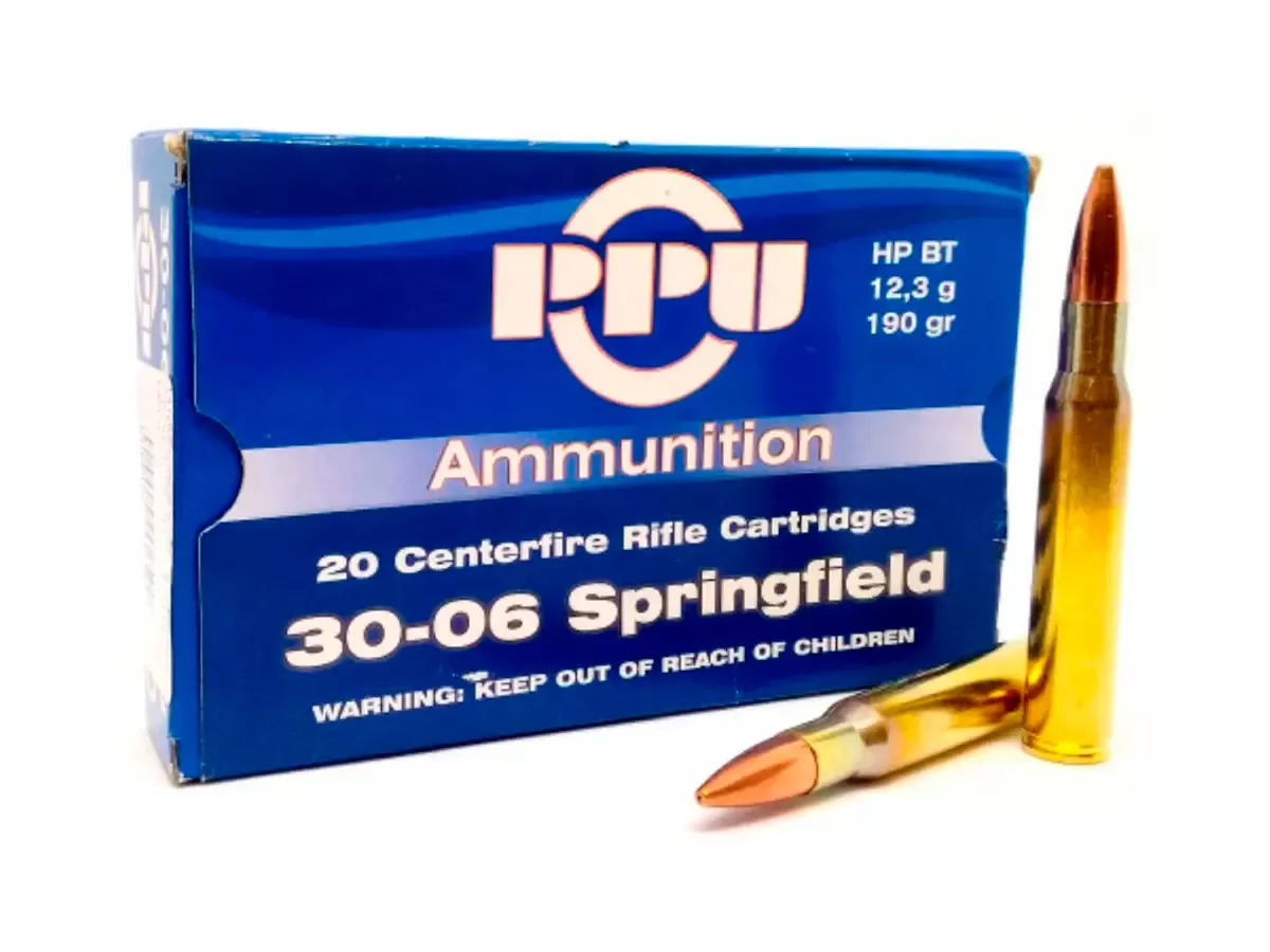 Патрон 30-06 Sprg. Partizan HP BT 12.3г/190gr (20 штук)