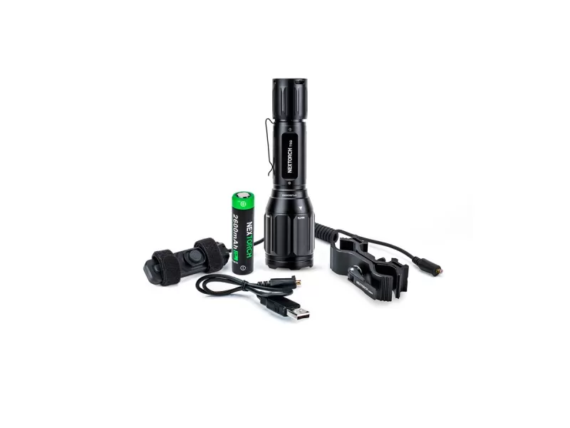 Фонарь Nextorch T5G v 2.0  комплект, 1200 люмен, белый/зелёный