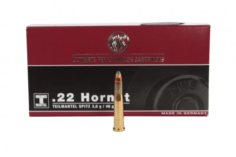 Патрон 22 Hornet RWS TMS 3г/46gr (20 штук)