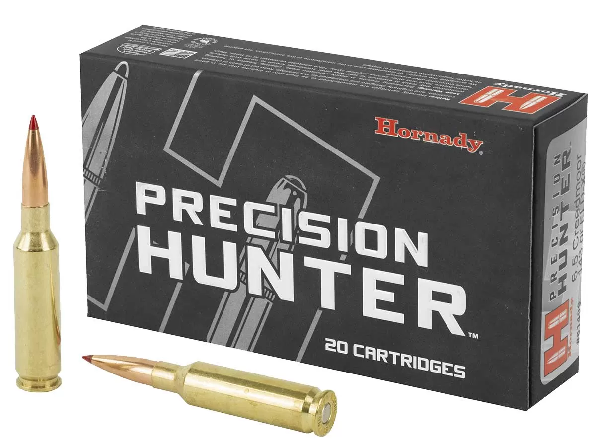 Патрон 6.5 Creedmoor Hornady ELD-X Precision Hunter 9.27г/143gr (20 штук)