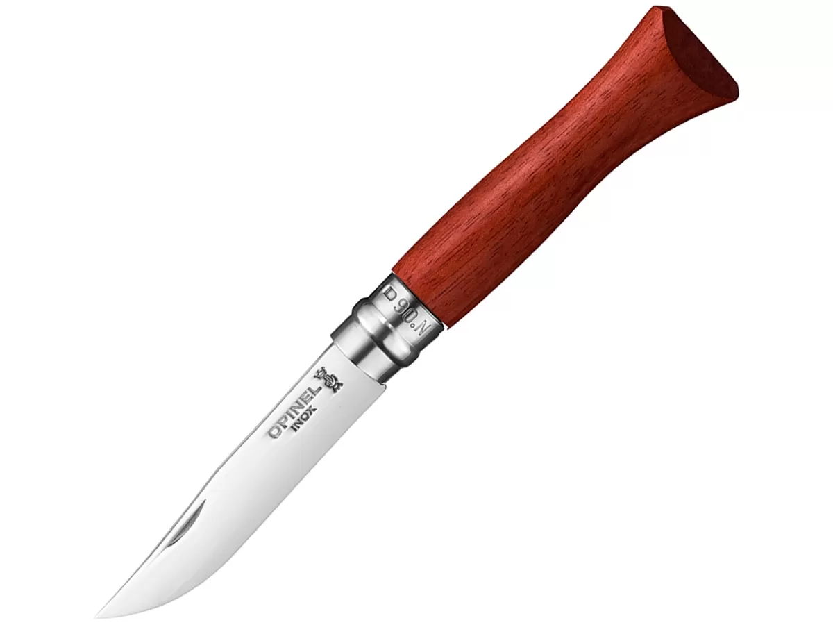 Нож складной Opinel Luxury Padouk Wood 06, нержавеющая сталь, падук