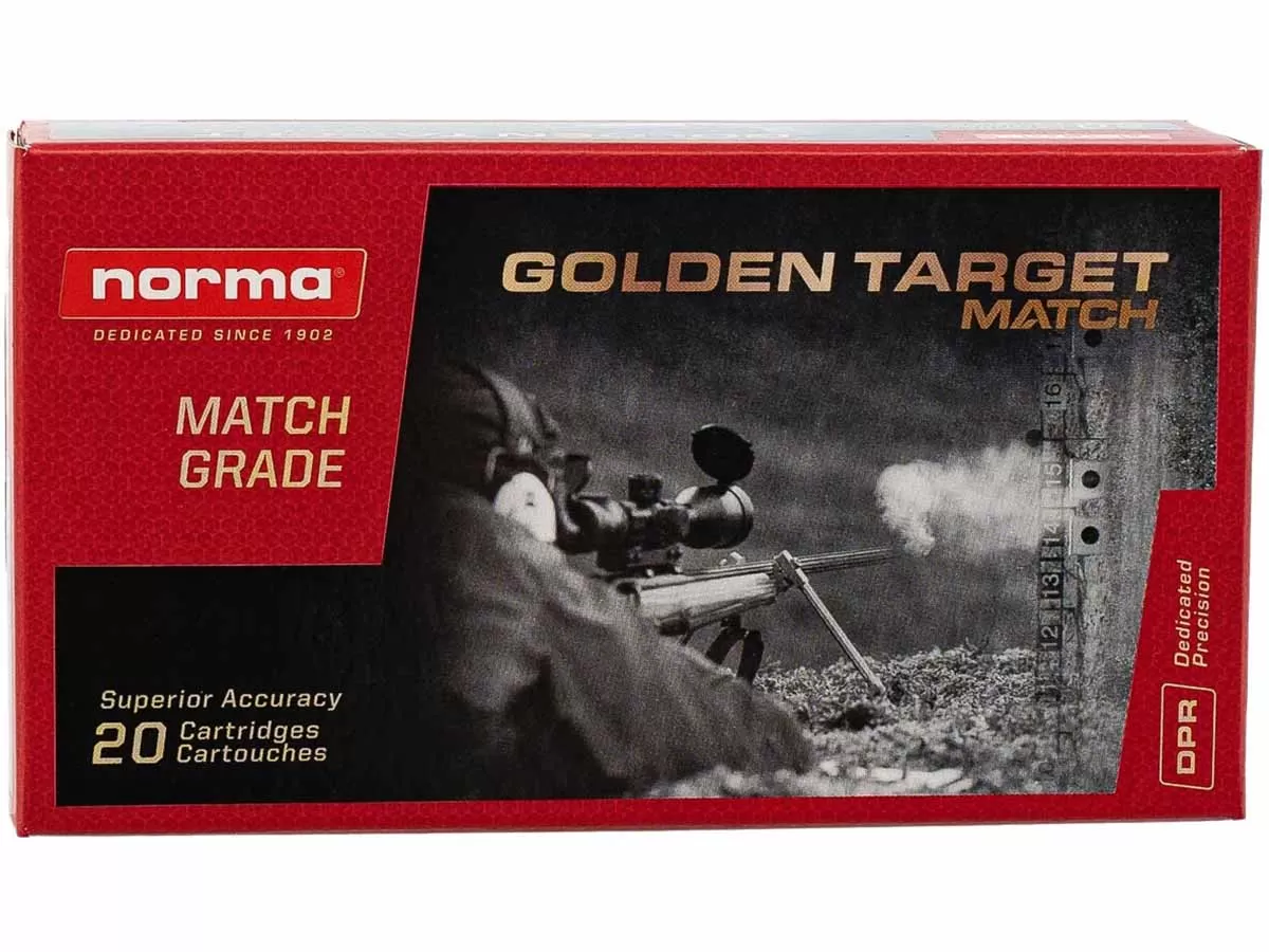Патрон 223 Rem. Norma Golden Target 4.5г/69gr (20 штук)