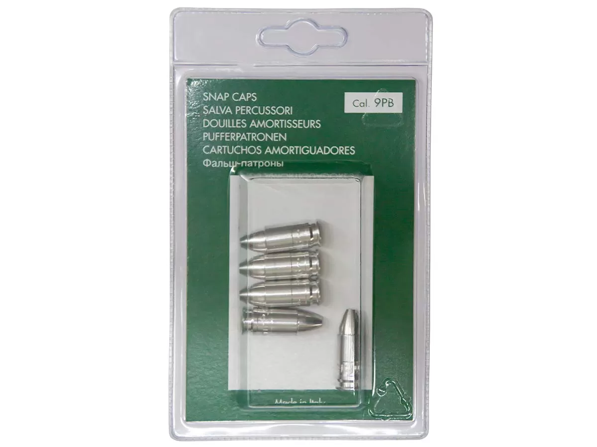 Фальшпатрон Stil Crin калибр 9mm Luger, алюминий, 5шт