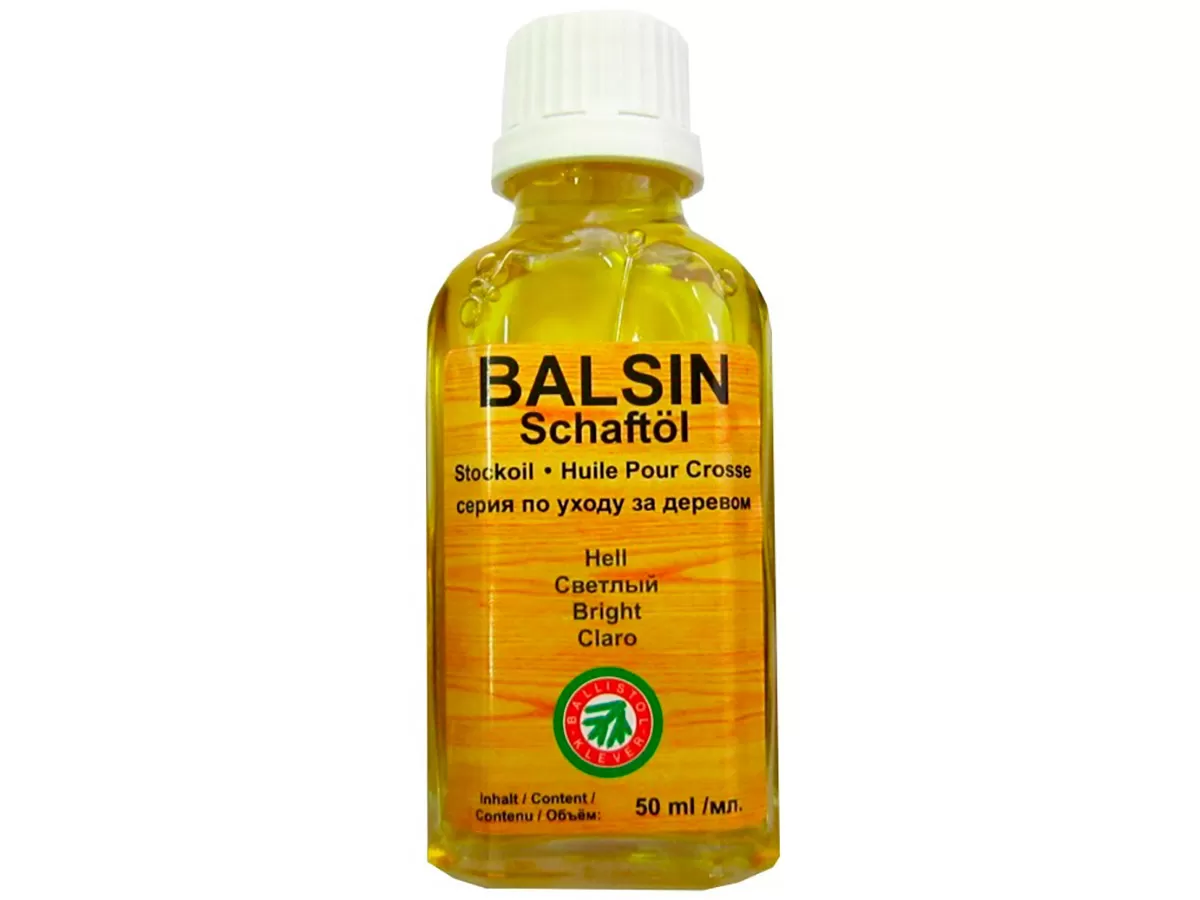 Средство для обработки дерева Ballistol Balsin Schaftol, бесцветное, 50мл