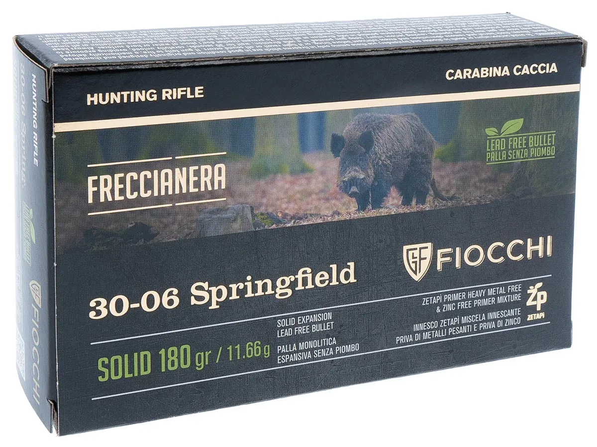 Патрон 30-06 Sprg.Fiocchi FrecciaNera SolidExpansion 11.66г/180gr (20 штук)