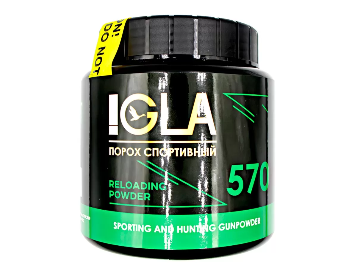 Порох IGLA 570 (338 Lapua Mag., 300 Norma.Mag., 300 Win.Mag.), 454г